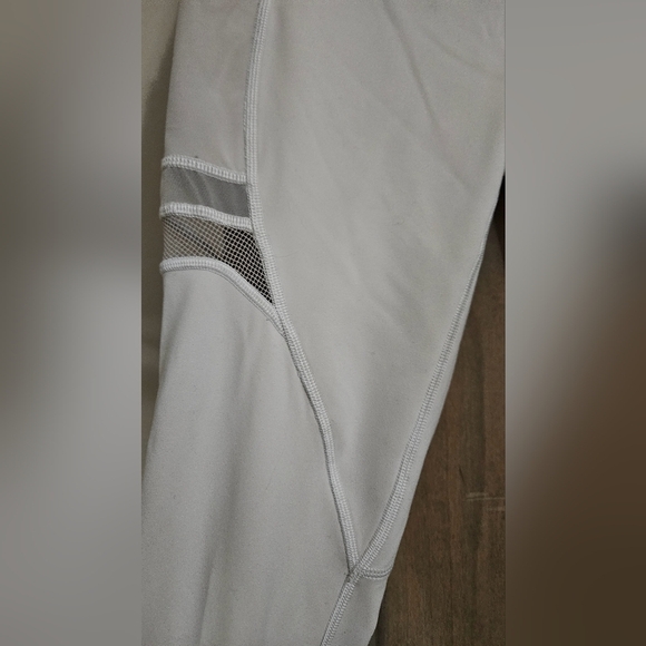 LULULEMON Forget The Sweat Crop. 21 inch. White. Size 6 - Picture 8 of 13